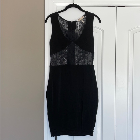 Lurelly Black Lace Midi Dress🖤